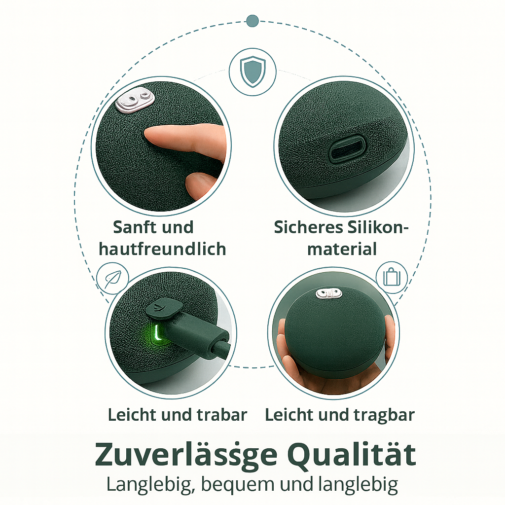 CalmaTouch™- Intelligentes Shiatsu-Massagegerät mit ergonomischen Fingern